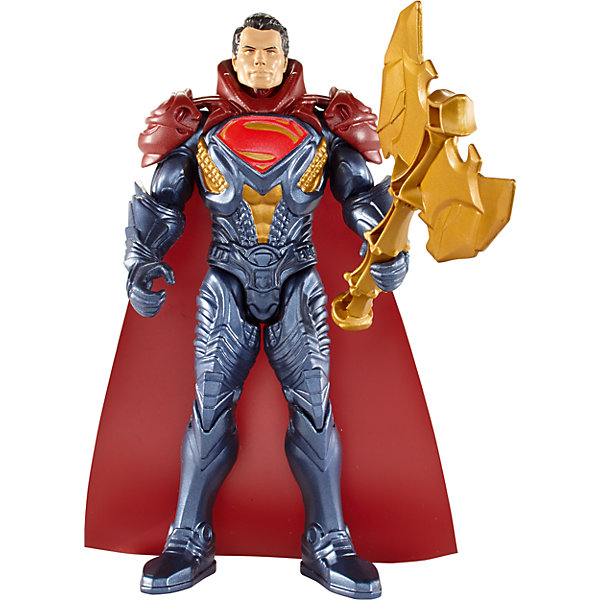 Базовая фигурка Mattel Batman Бэтмен против Супермена Супермен эпический батл, 15 см Базовая фигурка Mattel Batman Бэтмен против Супермена Супермен эпический батл, 15 смГерои комиксов<br>Характеристики:<br><br>• возраст: от 3 лет;<br>• тип игрушки: фигурки;<br>• высота фигурки: 15 см;<br>• материал: пластик;<br>• размер: 4,5х16,5х26,5 см;<br>• вес: 180 гр; <br>• бренд: Mattel;<br>• страна производитель: Китай.<br><br>Фигурки «Бэтмен против Супермена» входят в большую серию, которая так нравится детям разного возраста. Красочные и яркие фигурки выполнены в виде супергероев, поэтому они особенно порадуют маленьких любителей Бетмэна и его друзей. Игрушки выполнены из безопасного пластика в виде популярных героев комиксов – их вид максимально реалистичен. Детально проработаны особенности внешнего вида персонажа, его оружие. Оно фиксируется в руках супергероя.<br><br>Каждая фигурка имеет подвижную голову, руки и ноги для максимально увлекательной и веселой игры. Малыш с удовольствием соберет все серию и будет обмениваться с друзьями. Кроме того, игрушки имеют высоту 15 см, поэтому их очень удобно брать в машину или самолет во время поездок. <br><br>Фигурки «Бэтмен против Супермена» можно купить в нашем интернет-магазине.<br><br>Ширина мм: 45<br>Глубина мм: 165<br>Высота мм: 265<br>Вес г: 180<br>Возраст от месяцев: 36<br>Возраст до месяцев: 144<br>Пол: Мужской<br>Возраст: Детский<br>SKU: 7229190