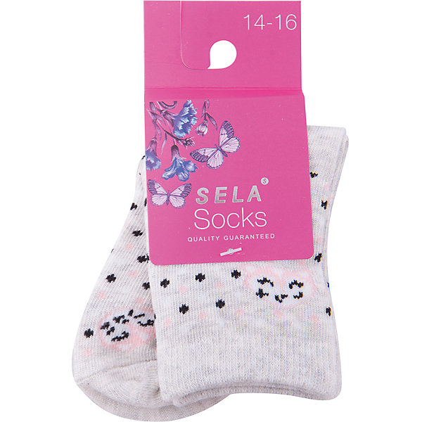 Носки SELA для девочки Носки SELA для девочкиНоски<br>Характеристики товара:<br><br>• цвет: оранжевый<br>• состав ткани: 75% хлопок, 20% полиэстер, 5% эластан<br>• сезон: круглый год<br>• страна бренда: Россия<br>• страна изготовитель: Китай<br><br>Удобные носки для девочки от Sela декорированы оригинальным рисунком. Детские носки сделаны из качественного материала с содержанием натурального хлопка. Эти трикотажные носки были разработаны специально для детей.<br><br>Носки Sela (Села) для девочки можно купить в нашем интернет- магазине.<br><br>Ширина мм: 87<br>Глубина мм: 10<br>Высота мм: 105<br>Вес г: 115<br>Цвет: оранжевый<br>Возраст от месяцев: 84<br>Возраст до месяцев: 120<br>Пол: Женский<br>Возраст: Детский<br>Размер: 20-22,16,16-18,18-20<br>SKU: 7230004