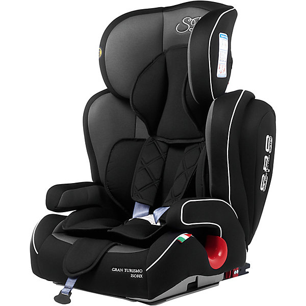 Автокресло Sweet Baby Gran Turismo SPS c Isofix, 9-36 кг, серый/черный Автокресло Sweet Baby Gran Turismo SPS c Isofix, 9-36 кг, серый/черныйГруппа 1-2-3 (от 9 до 36 кг)<br>Характеристики:<br><br>• группа: 1-2-3;<br>• вес ребенка: 9-36 кг;<br>• способ крепления: система IsoFix;<br>• способ установки: по ходу движения автомобиля;<br>• система 5-ти точечных ремней безопасности с мягкими накладками;<br>• фиксатор натяжения ремней;<br>• съемный анатомический вкладыш с подушкой-подголовником для маленьких детей;<br>• усиленная боковая защита – Side Protection System;<br>• регулируемый по высоте подголовник – 6 положений;<br>• регулируемый наклон спинки – 2 положения, сидя и полулежа;<br>• функция бустера: для детей весом от 22 до 36 кг, спинка снимается;<br>• бустер с подлокотниками;<br>• чехлы съемные, стирка при температуре 30 градусов;<br>• материал: пластик, полиэстер, пенополиуретан PUR Foam (поглощение удара, ортопедический эффект;<br>• размер автокресла: 46х43х67 см;<br>• ширина сиденья: 35 см;<br>• размер упаковки: 46х49х70 см;<br>• вес автокресла: 8,3 кг;<br>• вес в упаковке: 9,3 кг.<br><br>Детское автокресло Sweet Baby Gran Turismo SPS с системой крепления Изофикс используется для путешествий с детьми, возраст которых от 9 месяцев до 12 лет. На каждом возрастном этапе автокресло Свит Беби Гран Туристо отвечает требованиям безопасности. Так, для малышей предусмотрен анатомический вкладыш и полноценная подушка-подголовник с усиленной защитой от боковых ударов, для старших детей имеется регулируемый по высоте подголовник и изменение наклона спинки, для совсем взрослых – бустер. Автокрело обладает съемной спинкой, благодаря чему ребенок устраивается на кресле-бустере с подлокотниками. <br><br>Автокресло Sweet Baby Gran Turismo SPS c Isofix, 9-36 кг, серый/черный можно купить в нашем интернет-магазине.<br><br>Ширина мм: 460<br>Глубина мм: 490<br>Высота мм: 700<br>Вес г: 9300<br>Возраст от месяцев: 9<br>Возраст до месяцев: 144<br>Пол: Унисекс<br>Возраст: Детский<br>SKU: 7241050