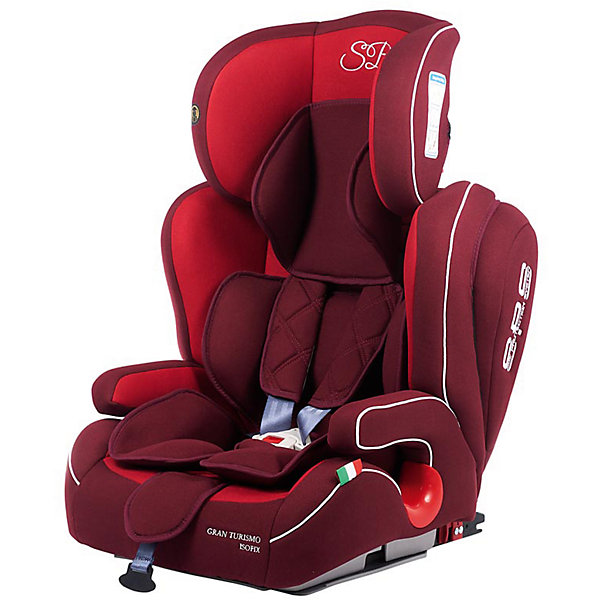Автокресло Sweet Baby Gran Turismo SPS c Isofix, 9-36 кг, красный Автокресло Sweet Baby Gran Turismo SPS c Isofix, 9-36 кг, красныйГруппа 1-2-3 (от 9 до 36 кг)<br>Характеристики:<br><br>• группа: 1-2-3;<br>• вес ребенка: 9-36 кг;<br>• способ крепления: система IsoFix;<br>• способ установки: по ходу движения автомобиля;<br>• система 5-ти точечных ремней безопасности с мягкими накладками;<br>• фиксатор натяжения ремней;<br>• съемный анатомический вкладыш с подушкой-подголовником для маленьких детей;<br>• усиленная боковая защита – Side Protection System;<br>• регулируемый по высоте подголовник – 6 положений;<br>• регулируемый наклон спинки – 2 положения, сидя и полулежа;<br>• функция бустера: для детей весом от 22 до 36 кг, спинка снимается;<br>• бустер с подлокотниками;<br>• чехлы съемные, стирка при температуре 30 градусов;<br>• материал: пластик, полиэстер, пенополиуретан PUR Foam (поглощение удара, ортопедический эффект;<br>• размер автокресла: 46х43х67 см;<br>• ширина сиденья: 35 см;<br>• размер упаковки: 46х49х70 см;<br>• вес автокресла: 8,3 кг;<br>• вес в упаковке: 9,3 кг.<br><br>Детское автокресло Sweet Baby Gran Turismo SPS с системой крепления Изофикс используется для путешествий с детьми, возраст которых от 9 месяцев до 12 лет. На каждом возрастном этапе автокресло Свит Беби Гран Туристо отвечает требованиям безопасности. Так, для малышей предусмотрен анатомический вкладыш и полноценная подушка-подголовник с усиленной защитой от боковых ударов, для старших детей имеется регулируемый по высоте подголовник и изменение наклона спинки, для совсем взрослых – бустер. Автокрело обладает съемной спинкой, благодаря чему ребенок устраивается на кресле-бустере с подлокотниками. <br><br>Автокресло Sweet Baby Gran Turismo SPS c Isofix, 9-36 кг, красный можно купить в нашем интернет-магазине.<br><br>Ширина мм: 460<br>Глубина мм: 490<br>Высота мм: 700<br>Вес г: 9300<br>Возраст от месяцев: 9<br>Возраст до месяцев: 144<br>Пол: Унисекс<br>Возраст: Детский<br>SKU: 7241051