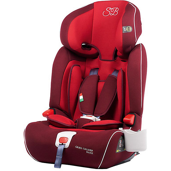 Автокресло Sweet Baby Gran Cruiser c Isofix, 9-36 кг, красный Автокресло Sweet Baby Gran Cruiser c Isofix, 9-36 кг, красныйГруппа 1-2-3 (от 9 до 36 кг)<br>Характеристики:<br><br>• группа: 1-2-3;<br>• вес ребенка: 9-36 кг;<br>• способ крепления: система IsoFix;<br>• способ установки: по ходу движения автомобиля;<br>• система 5-ти точечных ремней безопасности с мягкими накладками;<br>• фиксатор натяжения ремней;<br>• ремни безопасности регулируются по длине и высоте;<br>• по мере роста ребенка внутренние ремни безопасности снимаются, ребенок пристегивается штатным 3-х точечным ремнем безопасности автомобиля;<br>• съемный анатомический вкладыш с подушкой-подголовником для маленьких детей;<br>• усиленная боковая защита – Side Protection System;<br>• регулируемый по высоте подголовник – 6 положений;<br>• функция бустера: для детей весом от 22 до 36 кг, спинка снимается;<br>• бустер с подлокотниками;<br>• в комплекте подстаканник;<br>• чехлы съемные, стирка при температуре 30 градусов;<br>• материал: пластик, полиэстер, пенополиуретан PUR Foam (поглощение удара, ортопедический эффект;<br>• размер автокресла: 46х43х67 см;<br>• ширина сиденья: 31 см;<br>• размер упаковки: 43х45х69 см;<br>• вес автокресла: 7,7 кг;<br>• вес в упаковке: 8,75 кг.<br><br>Детское автокресло Sweet Baby Gran Cruiser с системой крепления Изофикс используется для путешествий с детьми, возраст которых от 9 месяцев до 12 лет. На каждом возрастном этапе автокресло Свит Беби Гран Краузер отвечает требованиям безопасности. Так, для малышей предусмотрен анатомический вкладыш и полноценная подушка-подголовник с усиленной защитой от боковых ударов, для старших детей имеется регулируемый по высоте подголовник, для совсем взрослых – бустер. Автокрело имеет съемную спинку - благодаря этому ребенок устраивается на кресле-бустере с подлокотниками. <br><br>Автокресло Sweet Baby Gran Cruiser c Isofix, 9-36 кг, красный можно купить в нашем интернет-магазине.<br><br>Ширина мм: 430<br>Глубина мм: 450<br>Высота мм: 690<br>Вес г: 8750<br>Возраст от месяцев: 9<br>Возраст до месяцев: 144<br>Пол: Унисекс<br>Возраст: Детский<br>SKU: 7241054