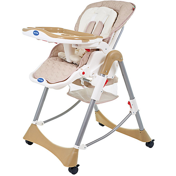 Стульчик для кормления Royal Classic, Sweet Baby, beige Стульчик для кормления Royal Classic, Sweet Baby, beigeСтульчики для кормления<br>Характеристика товара:<br><br>• используется в качестве стульчика для кормления или шезлонга для сна<br>• регулируемая спинка - 3 позиции, максимальный угол наклона 150 градусов<br>• регулируемая по наклону подножка (3 положения)<br>• чехол из экокожи (снимается)<br>• вкладыш из гипоаллергенной ткани (снимается)<br>• сетчато-текстильная корзина для аксессуаров<br>• 5-точечные ремни безопасности с надежным замком и мягкими накладками<br>• съемная верхняя накладка на поднос и 2 углубления для посуды<br>• 4 колеса со стоперами<br>• компактные размеры и устойчивость в сложенном виде<br>• возраст: от 0 месяцев<br>• материал рамы: металл, пластик<br>• вес - 10,6 кг<br>• размер (ДхШхВ) - 59х79х102 см<br><br>Стульчик для кормления Sweet Baby Royal Classic - идеальное сочетание функциональности и удобства.<br><br>Эта практичная модель, которая имеет немало полезных функций, которые позволяют использовать ее не только в качестве обычного стульчика для кормления, но и как место для отдыха малыша.<br><br>Стульчик для кормления Sweet Baby Royal Classic можно купить в нашем интернет-магазине.<br><br>Ширина мм: 475<br>Глубина мм: 725<br>Высота мм: 275<br>Вес г: 12200<br>Цвет: бежевый<br>Возраст от месяцев: 0<br>Возраст до месяцев: 36<br>Пол: Унисекс<br>Возраст: Детский<br>SKU: 7242469