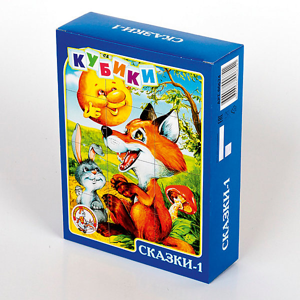 Кубики Сказки-1 (без обклейки) 12 шт Кубики Сказки-1 (без обклейки) 12 штКубики<br>Характеристики:<br><br>• возраст: 3+;<br>• количество кубиков: 12 шт.;<br>• размер упаковки: 16,6x12,6x4,2 см;<br>• масса: 180 г.<br><br>Набор состоит из 12 пластмассовых кубиков-картинок размером 4 см. Малышам предложено собрать шесть красочных картинок по мотивам детских популярных сказок. <br><br>В результате игровой деятельности дети будут развивать внимание, память, речь, воображение, расширять кругозор и словарный запас.<br><br>Картинки в наборе пластмассовых кубиков выполнены по технологии прямой печати, поэтому изображения более долговечные, меньше подвержены абразивному износу и будут радовать сочными и яркими красками.<br><br>Кубики «Сказки-1» (без обклейки), 12 шт., «Десятое королевство» можно купить в нашем интернет-магазине.<br><br>Ширина мм: 166<br>Глубина мм: 126<br>Высота мм: 42<br>Вес г: 210<br>Возраст от месяцев: 420<br>Возраст до месяцев: 2147483647<br>Пол: Унисекс<br>Возраст: Детский<br>SKU: 7245807