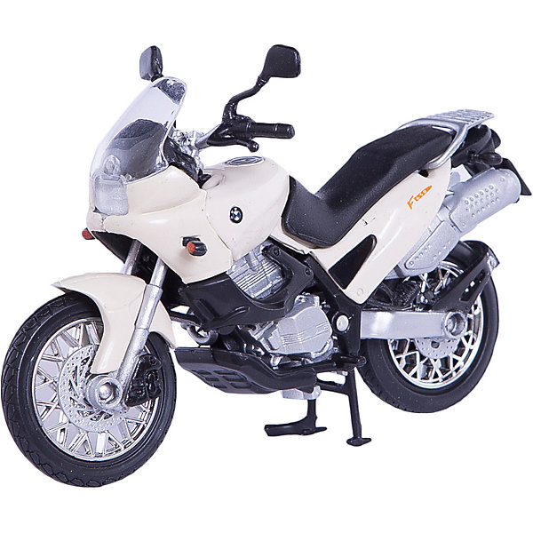 Коллекционный мотоцикл Autotime BMW F650ST 1:18 Коллекционный мотоцикл Autotime BMW F650ST 1:18Машинки<br>Характеристики товара:<br><br>• возраст: от 3 лет;<br>• материал: пластик, металл;<br>• масштаб: 1:18;<br>• размер упаковки: 16х11х7 см;<br>• вес упаковки: 163 гр.;<br>• страна производитель: Китай.<br><br>Мотоцикл «BMW F650ST» Autogrand представляет собой уменьшенную копию мотоцикла. У него поворачивается переднее колесо. Выполнена игрушка из качественных прочных материалов.<br><br>Мотоцикл «BMW F650ST» Autogrand можно приобрести в нашем интернет-магазине.<br><br>Ширина мм: 160<br>Глубина мм: 110<br>Высота мм: 70<br>Вес г: 163<br>Возраст от месяцев: 36<br>Возраст до месяцев: 2147483647<br>Пол: Мужской<br>Возраст: Детский<br>SKU: 7320077