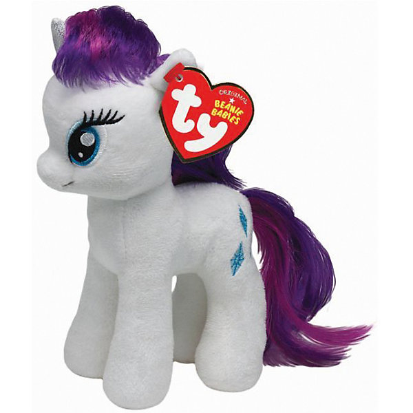 Мягкая игрушка Ty Inc My Little Pony Пони Рарити, 25 см Мягкая игрушка Ty Inc My Little Pony Пони Рарити, 25 смМягкие игрушки из мультфильмов<br>Характеристики:<br><br>• возраст: от 3 лет;<br>• тип игрушки: мульт герои;<br>• высота: 25 см;<br>• материал: пластик, нейлон;<br>• тип упаковки: блистер;<br>• бренд: Ty.<br><br>Пони по имени Rarity из серии My Little Pony от бренда Ty станет отличным подарком для ребенка от трех лет и старше. Игрушка Rarity никого не оставит равнодушными. Игрушка сделана по подобию одной из героинь популярного детского мультсериала «Мой маленький пони».<br><br>У пони большие, добрые глаза, белый окрас и длинные грива и хвост, которые можно причесывать. Так же у нее есть синие белоснежный рог. И, конечно же, отличительный персональный знак на левом боку в виде пары снежинок. С такой игрушкой не захочется расставаться ни днем, ни ночью.<br>Игрушка изготовлена из качественных, нетоксичных материалов, абсолютно безопасных для здоровья малыша. Вместе с такой игрушкой у ребенка будет развиваться фантазия, аккуратность и чувство ответственности. <br><br>Пони по имени Rainbow Dash из серии My Little Pony от бренда Ty можно купить в нашем интернет-магазине.<br><br>Ширина мм: 9999<br>Глубина мм: 9999<br>Высота мм: 9999<br>Вес г: 9999<br>Возраст от месяцев: 36<br>Возраст до месяцев: 120<br>Пол: Унисекс<br>Возраст: Детский<br>SKU: 7322678