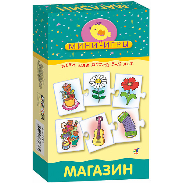 МИ. Магазин. МИ. Магазин.Обучающие карточки<br>Характеристики:<br><br>• тип игрушки: натольная;<br>• комплектация: 30 карточек, правила; <br>• возраст: от 3 лет;<br>• размер: 12x20х3,5 см;<br>• издатель: Дрофа;<br>• упаковка: картонная коробка;<br>• материал: картон.<br><br>Игра «МИ. Магазин» совсем не сложная и в то же время очень увлекательная. В комплект игры входит 30 карточек с тематическими изображениями и правила. Игра представляет собой готовые к использованию, разрезанные карточки с пояснениями на обратной стороне. <br><br>Игра учит объединять предметы в группы и называть их обобщающим словом, знакомит с группами товаров разных отделов магазина, развивает наблюдательность, мышление, восприятие, расширяет словарный запас. Элементы самопроверки позволят малышу самостоятельно оценивать правильность выполнения своих действий. <br><br>Все материалы, из которых изготовлены карточки, являются гипоаллергенными и прошли все необходимые для детских игрушек проверки на соответствие стандартам качества. <br><br>Игру «МИ. Магазин» можно купить в нашем интернет-магазине.<br><br>Ширина мм: 120<br>Глубина мм: 200<br>Высота мм: 35<br>Вес г: 200<br>Возраст от месяцев: 36<br>Возраст до месяцев: 2147483647<br>Пол: Унисекс<br>Возраст: Детский<br>SKU: 7323606