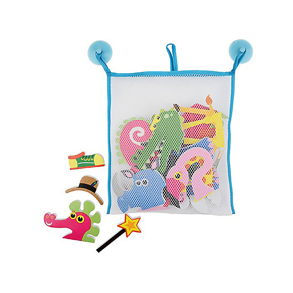 Стикеры для ванны Barney&Buddy Забавные животные, 31 деталь Стикеры для ванны Barney&Buddy Забавные животные, 31 детальИгрушки для ванной<br>Характеристики:<br><br>• возраст: от 3 лет<br>• в наборе: 31 стикер, сеточка на присосках<br>• материал: вспененный пластик<br>• упаковка: коробка<br>• размер упаковки: 23х25х6 см.<br>• вес: 250 гр.<br>• срок службы: 5 лет<br>• производитель: Barney and Buddy, Великобритания<br>• страна изготовитель: Китай<br><br>Игровой набор стикеры для ванны «Забавные животные» от Barney and Buddy (Барни энд Бадди) превратит купание в веселую игру.<br><br>В набор ходит части фигурок животных, которых нужно собрать и разные забавные аксессуары для них. Каждая фигурка животного поделена на 3 части. Все стикеры отлично держатся на воде, а при намокании легко приклеиваются к кафелю, поверхности ванны или друг к другу.<br><br>Малыш будет с удовольствием играть: искать лапки и хвостики животных, заодно сможет запомнить, как они выглядят или проявить фантазию и придумать своих собственных фантастических зверей. А когда игра окончится, нужно высушить стикеры и убрать их в удобную сетчатую сумочку до следующего купания.<br><br>Набор развивает коммуникативные навыки, мышление и воображение. Отлично подойдет для подарка.<br><br>Стикеры для ванны Забавные животные можно купить в нашем интернет-магазине.<br><br>Ширина мм: 60<br>Глубина мм: 230<br>Высота мм: 250<br>Вес г: 250<br>Возраст от месяцев: 36<br>Возраст до месяцев: 2147483647<br>Пол: Унисекс<br>Возраст: Детский<br>SKU: 7327830