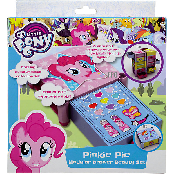 My Little Pony Игровой набор детской декоративной косметики для губ My Little Pony Игровой набор детской декоративной косметики для губНаборы детской косметики<br>Характеристики:<br><br>• декоративная косметика для губ;<br>• косметика на водной основе;<br>• продукция не содержит парабенов, метилизотиазолинона и пальмового масла;<br>• косметика долго хранится, сохраняет свои первоначальные свойства;<br>• продукты гипоаллергенны, практически не вызывают аллергическую реакцию;<br>• рекомендация: перед применением косметики проверьте индивидуальную реакцию ребенка на продукцию Markwins;<br>• состав набора: палитра блесков для губ из 9 оттенков, губная помада в футляре 2 шт., блеск для губ в баночке 1 шт., кисть 1 шт.;<br>• размер упаковки: 20х8х22 см;<br>• вес: 660 г.<br><br>Салон красоты в домашних условиях – возможность преобразиться, создать новый образ, проявить женственность и чувство стиля. Набор декоративной косметики Markwins содержит в себе косметику для губ. <br><br>My Little Pony Игровой набор детской декоративной косметики для губ можно купить в нашем интернет-магазине.<br><br>Ширина мм: 200<br>Глубина мм: 80<br>Высота мм: 220<br>Вес г: 660<br>Возраст от месяцев: 36<br>Возраст до месяцев: 2147483647<br>Пол: Женский<br>Возраст: Детский<br>SKU: 7329060