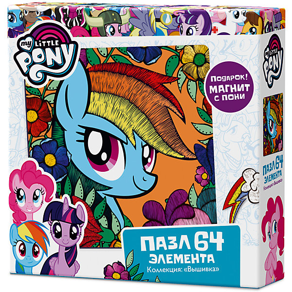 Пазл Origami My little pony 36 элементов + магнит Рейнбоу Дэш Пазл Origami My little pony 36 элементов + магнит Рейнбоу ДэшПазлы для малышей<br>Пазл на 64 элемента станет приятным сюрпризом для вашего ребенка! Собирание пазлов способствует развитию образного и логического мышления, а герои мальтфильма Мой маленький пони сделают процесс сборки веселым и увлекательным.<br><br>Ширина мм: 150<br>Глубина мм: 150<br>Высота мм: 45<br>Вес г: 130<br>Возраст от месяцев: 36<br>Возраст до месяцев: 2147483647<br>Пол: Унисекс<br>Возраст: Детский<br>SKU: 7335552