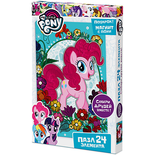 Пазл Origami My little pony 24 элемента + магнит Пинки Пай Пазл Origami My little pony 24 элемента + магнит Пинки ПайПазлы для малышей<br>Пазл на 24 элемента с Пинки Пай – это приятный сюрприз для каждой принцессы. Собери красочную картинку с героями мультфильма Мой маленький пони легко и просто! Пазл за пазлом пони страны Эквестрии будут рассказывать свои истории и делиться секретами.<br><br>Ширина мм: 265<br>Глубина мм: 35<br>Высота мм: 175<br>Вес г: 150<br>Возраст от месяцев: 36<br>Возраст до месяцев: 2147483647<br>Пол: Унисекс<br>Возраст: Детский<br>SKU: 7335562