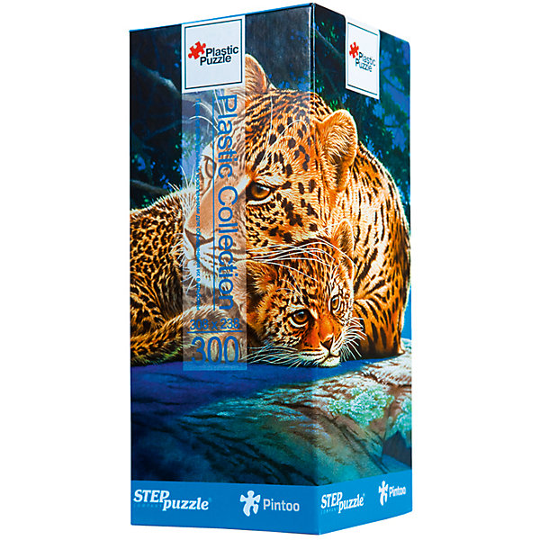 Пазл Step Puzzle Леопарды, 300 элементов Пазл Step Puzzle Леопарды, 300 элементовПазлы классические<br>Характеристики товара:<br><br>• возраст: от 7 лет;<br>• количество деталей: 300;<br>• размер собранной картины: 31х24 см.;<br>• материал: пластмасса;<br>• размер упаковки: 24x10x10 см.;<br>• упаковка: картонная каробка;<br>• бренд, страна производства: STEP puzzle, Россия.<br> <br>Пазл пластиковый «Леопарды», состоящий из 300 элементов, придется по душе всей вашей семье. Собрав этот пазл, вы получите яркую, прочную картинку с изображением двух леопардов - мамы и детеныша.<br><br>В компллект входят специальные соединительные петли, что позволяет хранить собранные пазлы как альбом. Готовый пазл удобно использовать как коврик для мышки, подставку под холодные блюда и и просто как украшение интерьера.<br><br>Собирание пазлов это не только интересно, но и полезно: ведь в процессе создания картинки развивается мелкая моторика, тренируются наблюдательность и логическое мышление.<br><br>Пазл пластиковый «Леопарды», 300 деталей можно купить в нашем интернет-магазине.<br><br>Ширина мм: 240<br>Глубина мм: 100<br>Высота мм: 100<br>Вес г: 400<br>Возраст от месяцев: 72<br>Возраст до месяцев: 2147483647<br>Пол: Унисекс<br>Возраст: Детский<br>SKU: 7338457