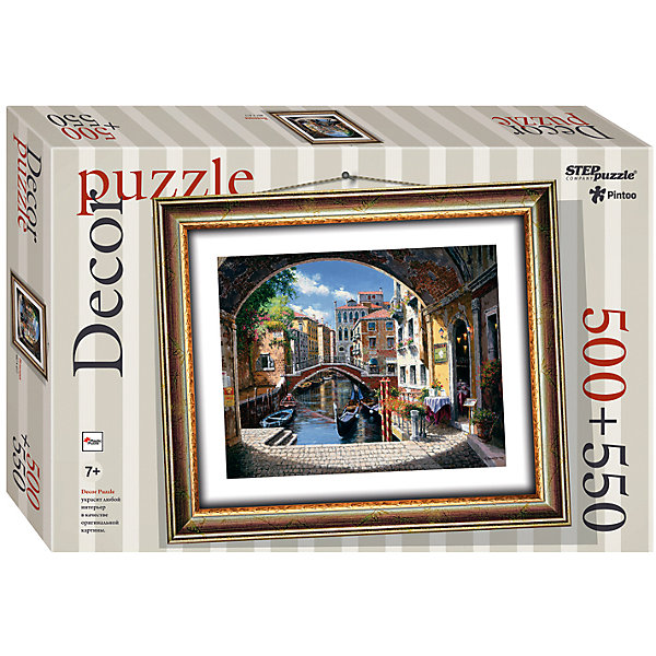Пазл Step Puzzle Венеция, 500 элементов+рамка Пазл Step Puzzle Венеция, 500 элементов+рамкаПазлы классические<br>пазл 500 элементов из пластика + рамка к собранному пазлу<br><br>Ширина мм: 400<br>Глубина мм: 270<br>Высота мм: 55<br>Вес г: 867<br>Возраст от месяцев: 84<br>Возраст до месяцев: 2147483647<br>Пол: Унисекс<br>Возраст: Детский<br>SKU: 7338461