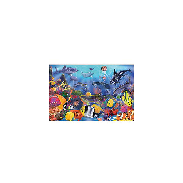 Напольный пазл Melissa & Doug Под водой 48 деталей Напольный пазл Melissa & Doug Под водой 48 деталейКоврики-пазлы<br>Характеристики товара:<br><br>• возраст: от 3 лет;<br>• материал: картон;<br>• в комплекте: 48 элементов;<br>• размер упаковки: 30х8х24 см;<br>• вес упаковки: 1,3 кг.;<br>• страна производитель: Китай.<br><br>Напольный пазл Melissa & Doug (Мелисса и Даг) Под водой - это увлекательный и познавательный пазл для самых маленьких. Он поможет развить мелкую моторику, усидчивость и логическое мышление. <br><br>Пазл состоит из 48 красочных деталей, на которых изображены неизведанные глубины со своими загадочными обитателями. Все элементы легко соединяются и прочно прилегают друг к другу, что не позволяет ему рассыпаться. Широкие элементы пазла на 20% толще обычных, что позволяет долго сохранить хороший внешний вид.<br><br>Melissa & Doug является одним из ведущих брендов игрушек, для производства которых используется высококачественный картон и нетоксичные красители.<br><br>Напольный пазл Melissa & Doug (Мелисса и Даг) Под водой можно купить в нашем интернет-магазине.<br><br>Ширина мм: 300<br>Глубина мм: 80<br>Высота мм: 240<br>Вес г: 1361<br>Возраст от месяцев: 36<br>Возраст до месяцев: 2147483647<br>Пол: Унисекс<br>Возраст: Детский<br>SKU: 7416022