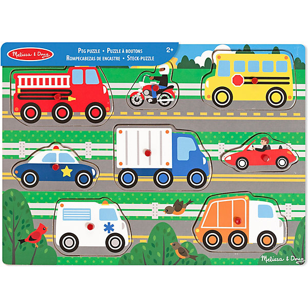 Рамка-вкладыш Melissa & Doug Транспорт Рамка-вкладыш Melissa & Doug ТранспортРамки-вкладыши<br>Характеристики товара:<br><br>• возраст: от 2 лет;<br>• материал: дерево;<br>• в комплекте: 8 элементов;<br>• размер упаковки: 30х1х22см;<br>• вес упаковки: 295 гр.;<br>• страна производитель: Китай.<br><br>Рамка-вкладыш Melissa & Doug (Мелисса и Даг) Транпорт - это увлекательный и познавательный пазл для самых маленьких. Он поможет развить зрительную память, мелкую моторику и логическое мышление. <br><br>Рамка включает в себя 8 красочных вкладышей, каждая их которых изображает воздушный, водный и наземный транспорт. Все вкладыши имеют деревянную ручку, чтобы малыш с легкостью смог перемещать и вставлять в необходимое место.<br><br>Melissa & Doug является одним из ведущих брендов деревянных игрушек, для производства которых используется высококачественная обработанная древесина и нетоксичные красители.<br><br>Рамка-вкладыш Melissa & Doug (Мелисса и Даг) Домашние животные можно купить в нашем интернет-магазине.<br><br>Ширина мм: 300<br>Глубина мм: 10<br>Высота мм: 220<br>Вес г: 295<br>Возраст от месяцев: 24<br>Возраст до месяцев: 2147483647<br>Пол: Унисекс<br>Возраст: Детский<br>SKU: 7416040