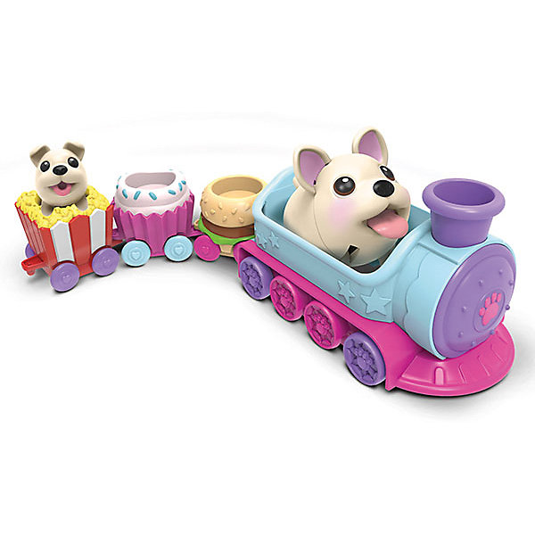 Игровой набор Chubby Puppie, паровозик Игровой набор Chubby Puppie, паровозикИгровые наборы с фигурками<br>Характеристики:<br><br>• возраст: от 4 лет;<br>• игровые наборы с собачками;<br>• наличие аксессуаров и питомцев;<br>• взрослая собачка ходит вперевалочку и подпрыгивает;<br>• маленький щенок замер в фиксированной позе;<br>• фигурки коллекционные;<br>• серия наборов, совместимых друг с другом;<br>• тип батареек: 1 шт. типа ААА;<br>• батарейки включены в комплект;<br>• материал: пластик;<br>• размер упаковки: 10х19х30 см;<br>• вес: 685 г.<br><br>Игровой набор с героями Chubby Puppie «Паровозик» включает в себя 4 вагончика, собачки сами управляют составом. Фигурка взрослой собачки подвижна. Сюжетно-ролевая игра с собачками развивает фантазию, образное мышление, воображение. <br><br>Игровой набор Chubby Puppie, паровозик можно купить в нашем интернет-магазине.<br><br>Ширина мм: 101<br>Глубина мм: 304<br>Высота мм: 190<br>Вес г: 685<br>Возраст от месяцев: 48<br>Возраст до месяцев: 2147483647<br>Пол: Унисекс<br>Возраст: Детский<br>SKU: 7418219