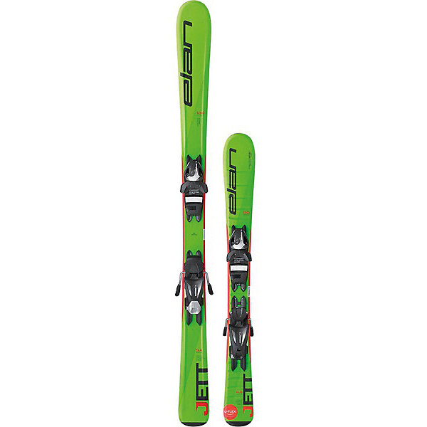 Горные лыжи с креплениями Elan Jett QS 70-90, 70 см Горные лыжи с креплениями Elan Jett QS 70-90, 70 смЛыжи и сноуборды<br>Характеристики товара:<br><br>• ростовка: 70;<br>• сердечник: Synflex;<br>• технологии: U-Flex technology, Full Power Cap, Fiberglass;<br>• с креплением;<br>• носок: 10,1 см;<br>• талия: 6,9 см;<br>• пятка: 9 см;<br>• материал: композитные материалы, металл, пластик;<br>• размер упаковки: 70х20х10 см;<br>• страна: Словения.<br><br>Детские горные лыжи Elan Jett QS оснащены технологией U-Flex, которая способствует стопроцентному использованию гибкости лыж для осуществления маневров и карвинга. Благодаря специальной конструкции гибкость лыж увеличена на 25 процентов. Лыжи сопровождаются надежными креплениями для удобства и безопасности начинающего спортсмена.<br><br>Технология Early Rise Rocker позволит ребенку легко управлять лыжами. Для создания системы Quick Shift используются лёгкие материалы, а ее невысокая жёсткость повторяет прогиб лыж, обеспечивая им хорошую послушность. Усиление фиберглассом обеспечивает правильное распределение гибкости лыж, а также повышает торсионную жёсткость.<br><br>Горные лыжи с креплениями Elan (Элан) 2017-18 Jett QS 170-90(см:70) можно купить в нашем интернет-магазине.<br><br>Ширина мм: 700<br>Глубина мм: 140<br>Высота мм: 8<br>Вес г: 2000<br>Возраст от месяцев: 60<br>Возраст до месяцев: 144<br>Пол: Унисекс<br>Возраст: Детский<br>SKU: 7435349