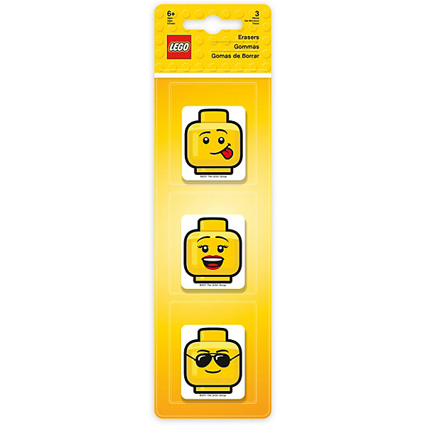 Набор ластиков LEGO (3 шт., цвет: желтый) LEGO iconic (смайлик, Набор ластиков LEGO (3 шт., цвет: ) LEGO iconic (смайлик)
Набор ластиков LEGO (3 шт., цвет: желтый) LEGO iconic (смайлик, Набор ластиков LEGO (3 шт., цвет: ) LEGO iconic (смайлик)