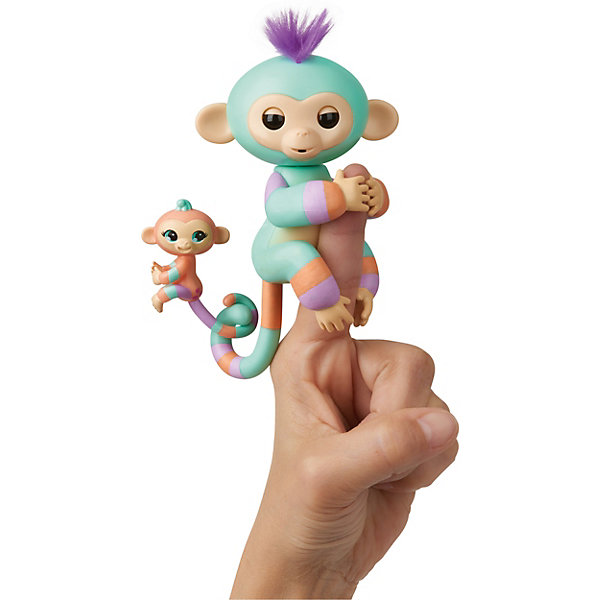 Интерактивная обезьянка WowWee Fingerlings "Денни с малышом", 12 см, Бирюзовый, Интерактивная обезьянка WowWee Fingerlings "Денни с малышом", 12 см
Интерактивная обезьянка WowWee Fingerlings "Денни с малышом", 12 см, Бирюзовый, Интерактивная обезьянка WowWee Fingerlings "Денни с малышом", 12 см