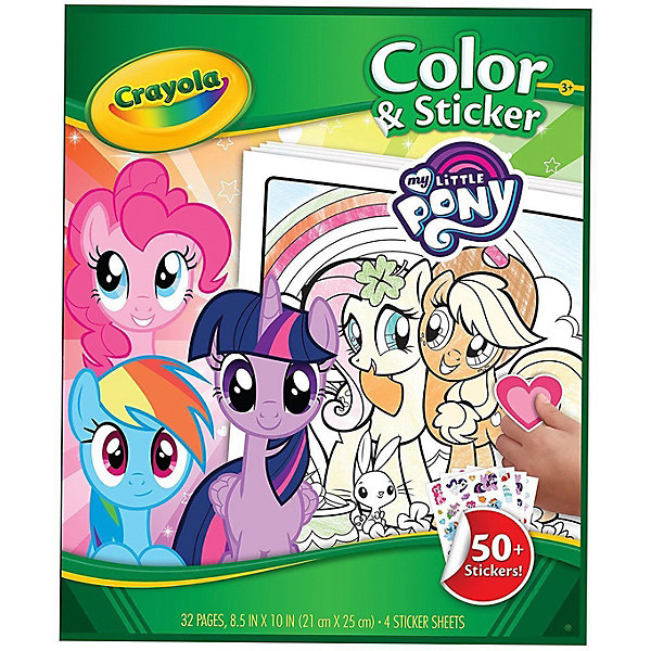 Раскраска Crayola "Моя маленькая Пони" с наклейками, 50 шт, Раскраска Crayola "Моя маленькая Пони" с наклейками, 50 шт.
Раскраска Crayola "Моя маленькая Пони" с наклейками, 50 шт, Раскраска Crayola "Моя маленькая Пони" с наклейками, 50 шт.