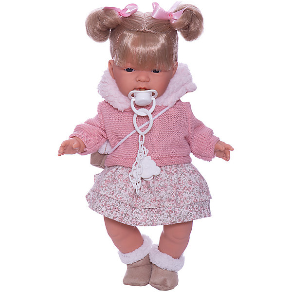 фото Кукла Llorens Жоэлле в розовом 38 см, со звуком