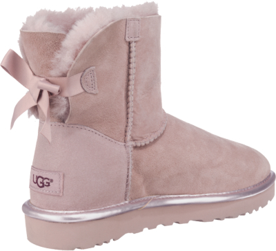 ugg bailey bow metallic rosa