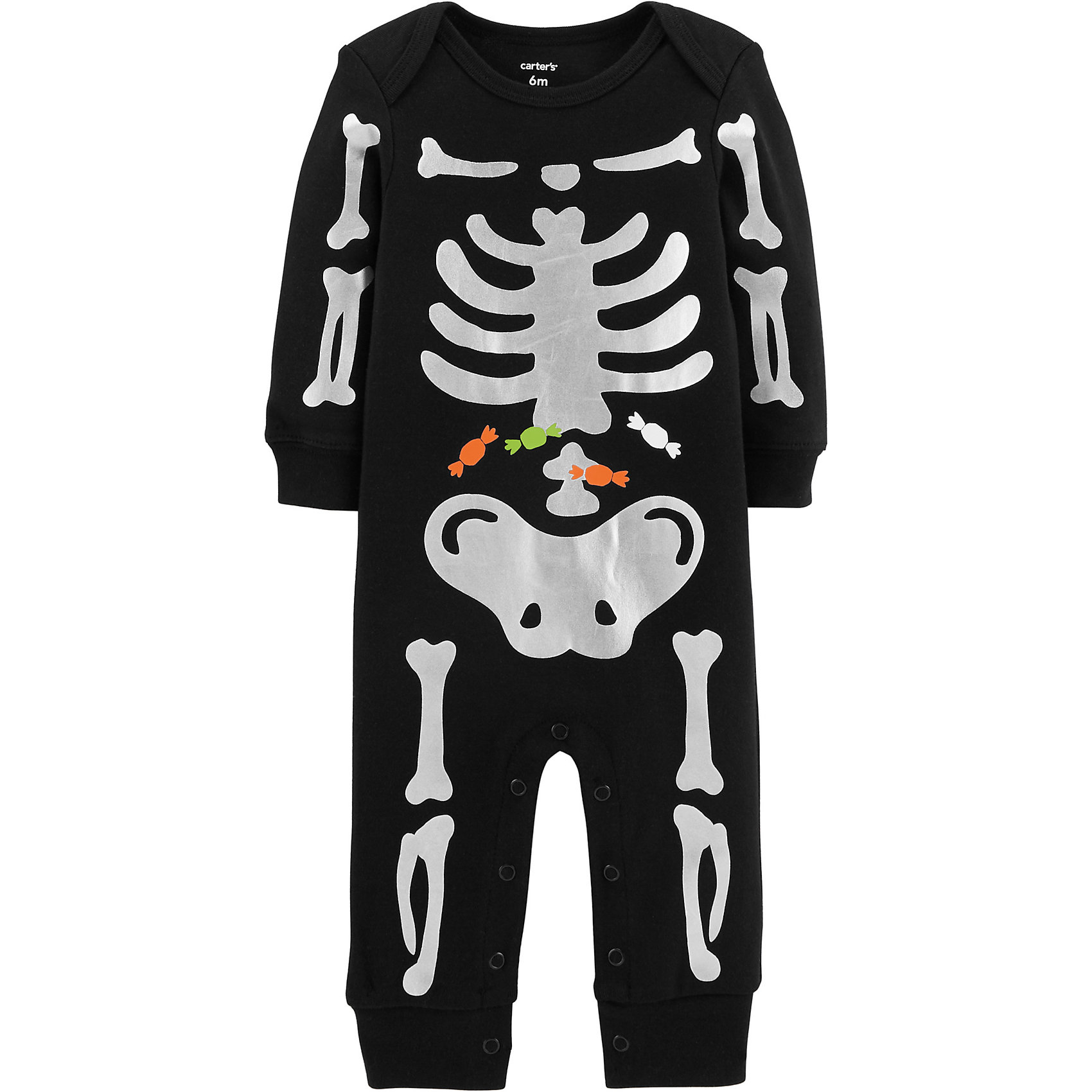 Neu carter`s Strampler Halloween 8825388 für Jungen und Mädchen schwarz