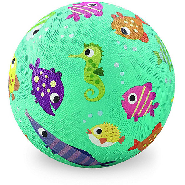

Мяч Crocodile Creek "Рыба", 13 см, Синий деним