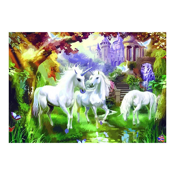 

Картина по номерам Color KIT "Единороги", 50х65 см, Разноцветный