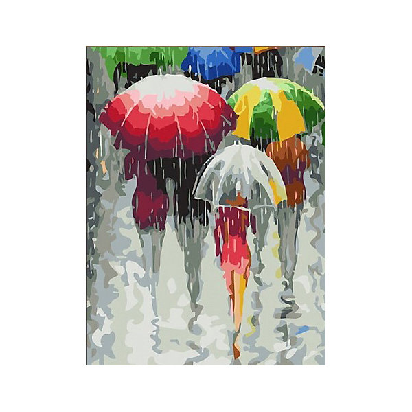 

Картина по номерам Color KIT "Зонтики", 30х40 см, Разноцветный