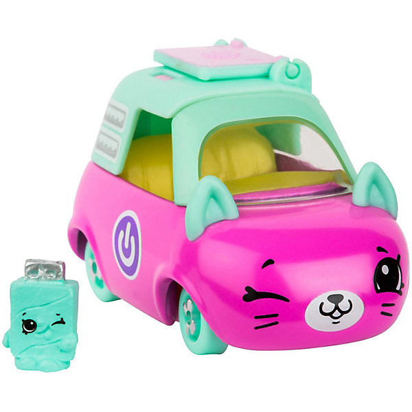 

Машинка Moose "Cutie Car" Лэптоп Лимо с фигуркой Shopkins, 3 сезон, Красный