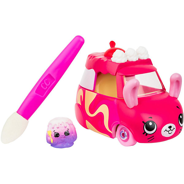 

Машинка меняющая цвет Moose "Cutie Car" Мраморный мотор, с кисточкой, Красный