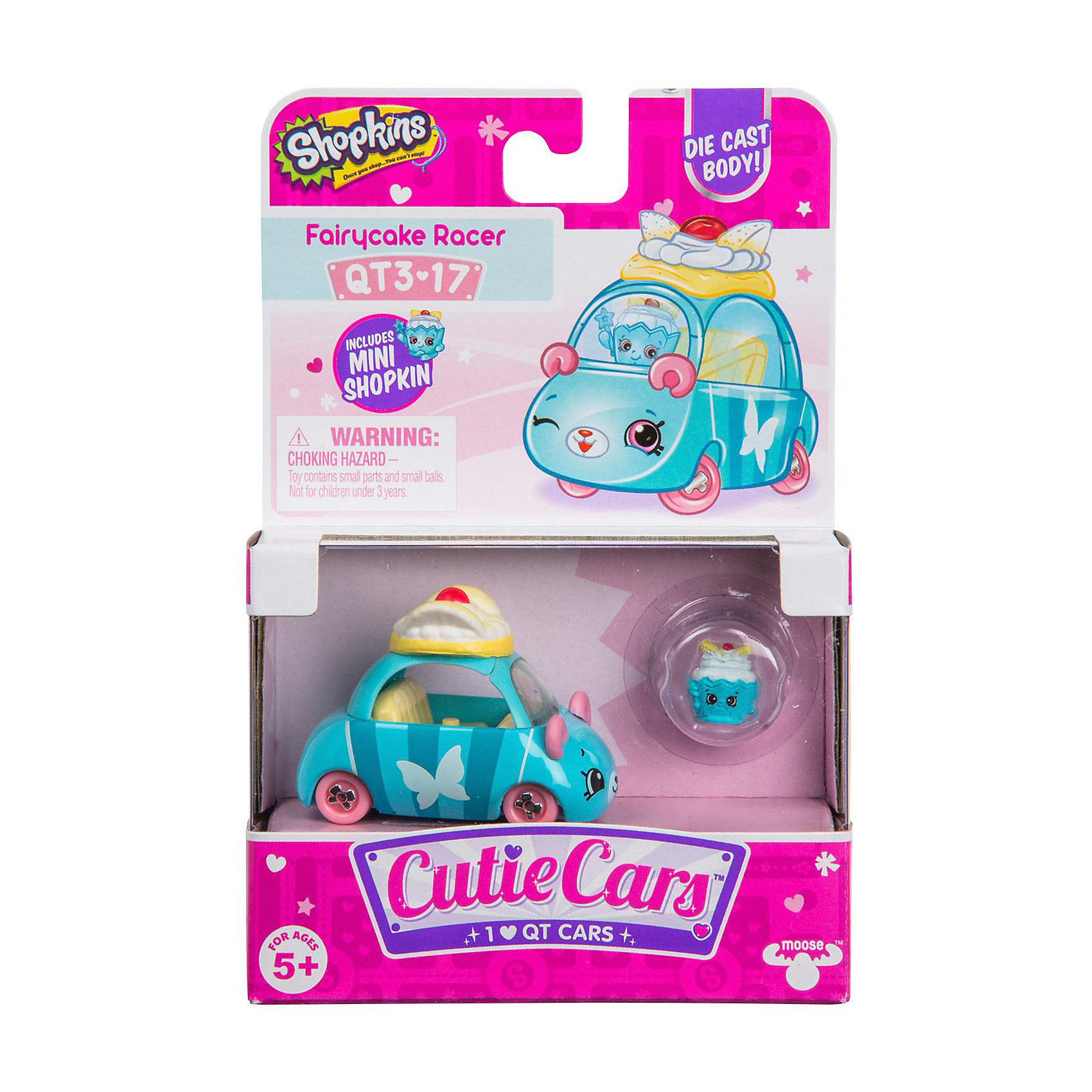 фото Машинка Moose "Cutie Car" Волшебный пирог с фигуркой Shopkins, 3 сезон