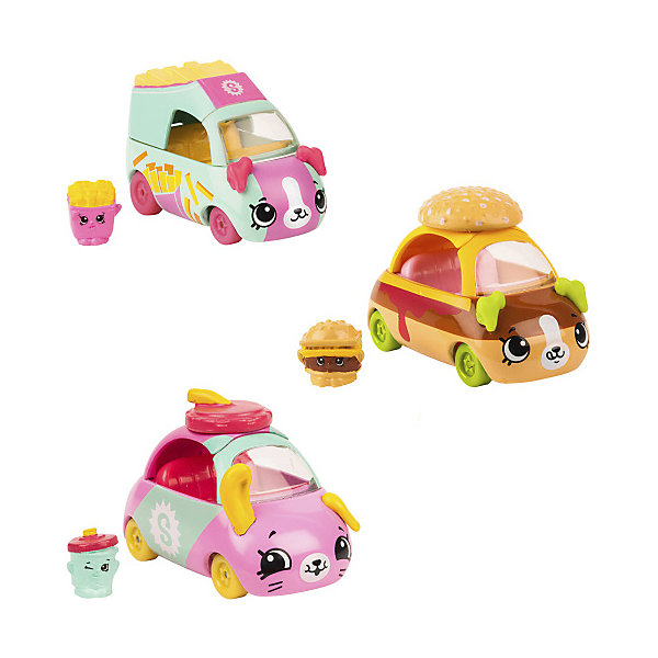 Набор машинок "Cutie Cars" с фигурками Shopkins, Вкусный перекус Moose 10006643