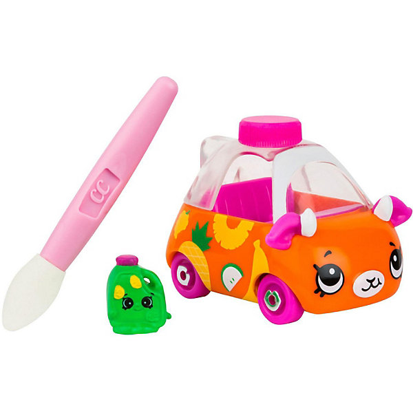 

Машинка меняющая цвет Moose "Cutie Car" Джуси Драйвер, с кисточкой, Оранжевый