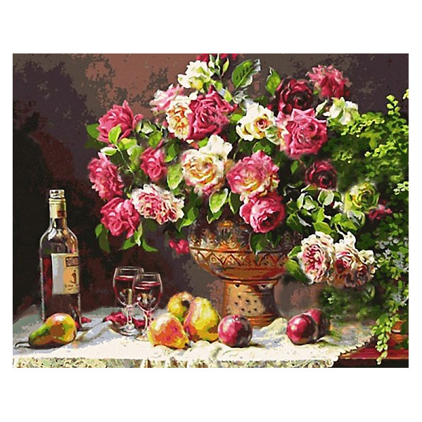 

Картина по номерам Color KIT "Натюрморт с розами", 40х50 см, Разноцветный