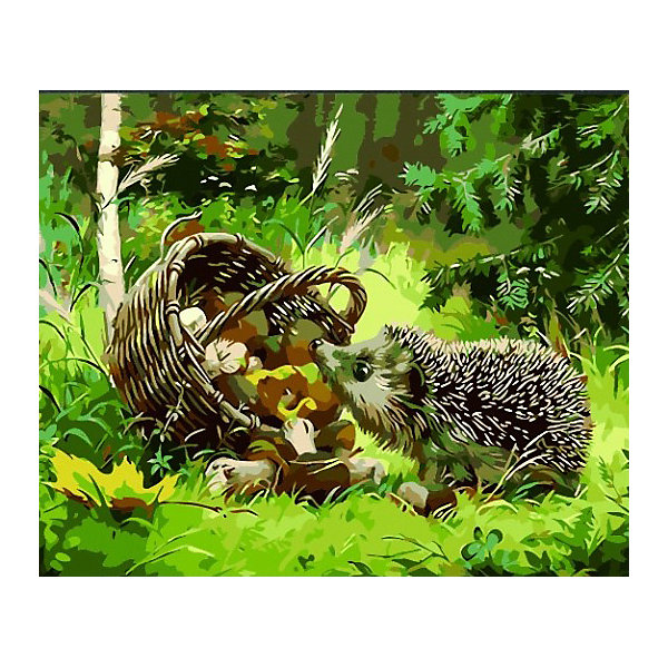 

Картина по номерам Color KIT "Ёжик", 40х50 см, Разноцветный