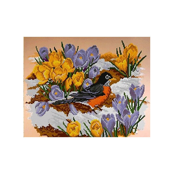 

Алмазная мозаика Color KIT "Подснежники", 40х50 см, Разноцветный
