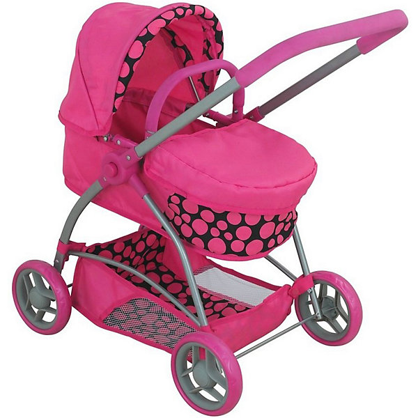 

Коляска с переноской для кукол Buggy Boom Amidea, розовая, Розовый