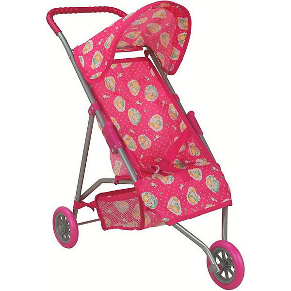 

Коляска для кукол Buggy Boom "Mixy", розовая, Розовый