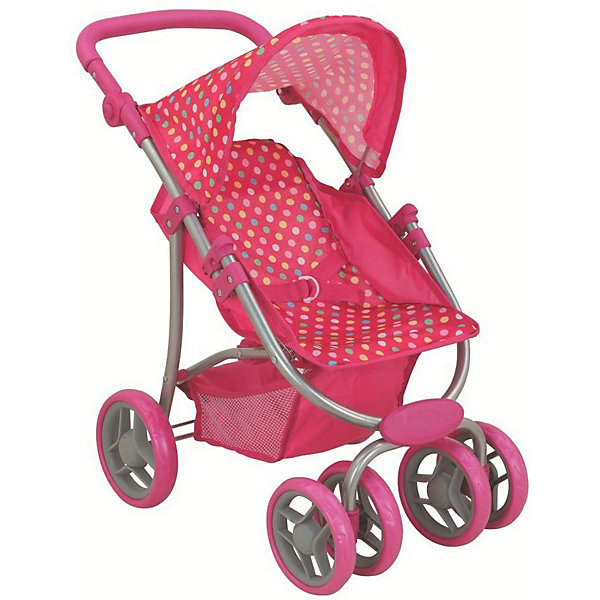 

Коляска для кукол с сеткой Buggy Boom Skyna, розовая, Розовый