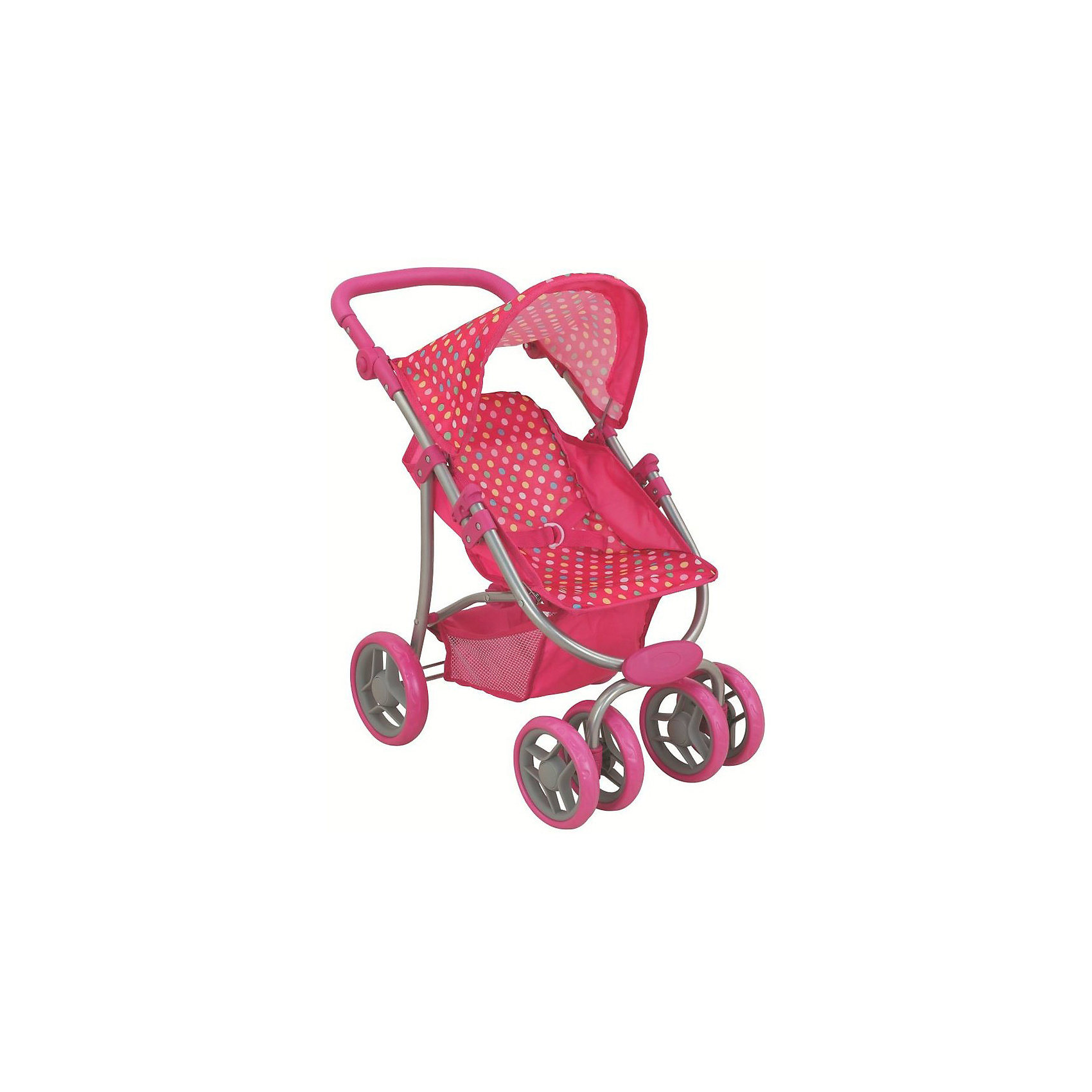 фото Коляска для кукол с сеткой Buggy Boom Skyna, розовая