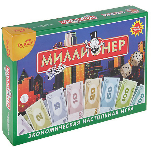 

Настольная игра Origami "Миллионер" Элит, в твёрдом коробе
