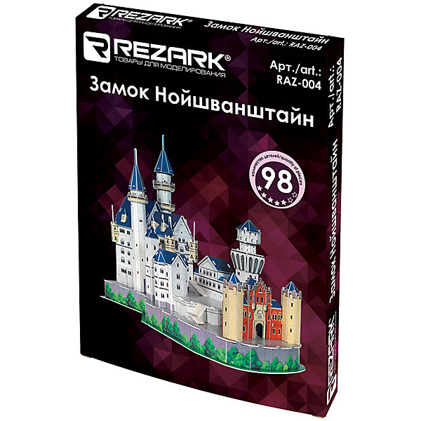 

3D пазл Rezark "Замок Нойшванштайн", 98 элементов