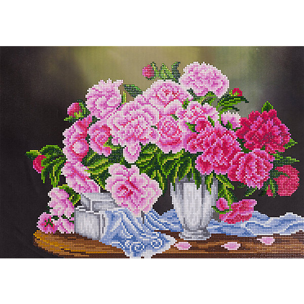 

Алмазная мозаика Фрея "Пионы", 30х40 см