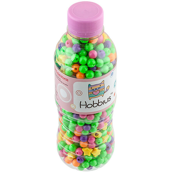 

Набор с бисером и бусами Hobbius "Бутылка"№ 2 ассорти