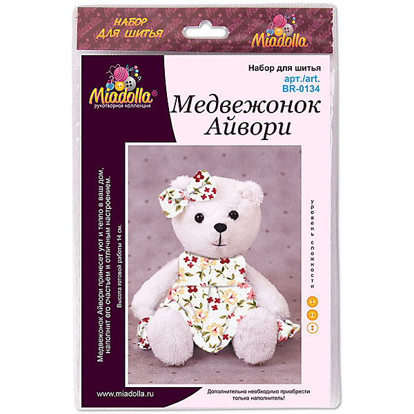 

Набор для шитья игрушек Miadolla "MiMi Мир" Медвежонок Айвори