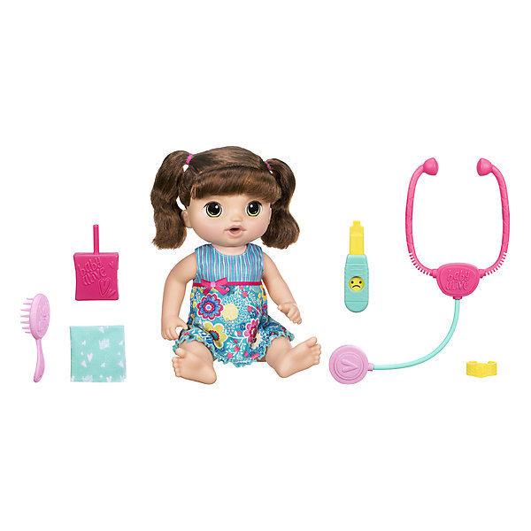 

Интерактивная кукла Baby Alive "Малышка у врача" Шатенка