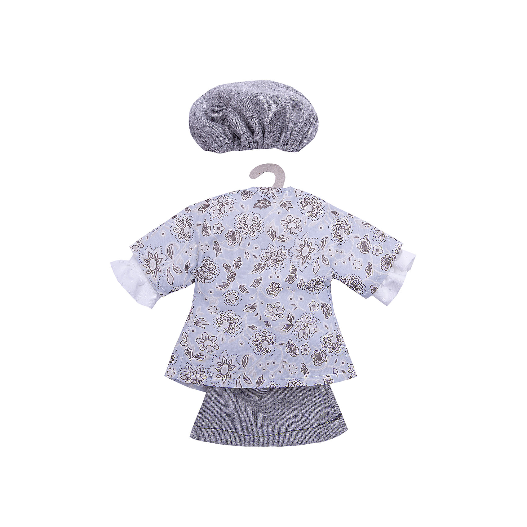 фото Одежда для кукол Asi Рубашка юбка и шапочка 40 см, арт 129