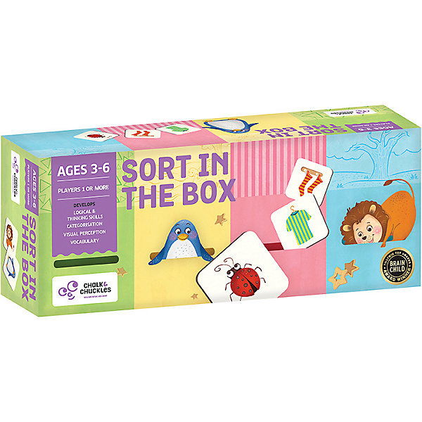 

Настольная игра для детей Chalk&Chuckles "Sort in the box"