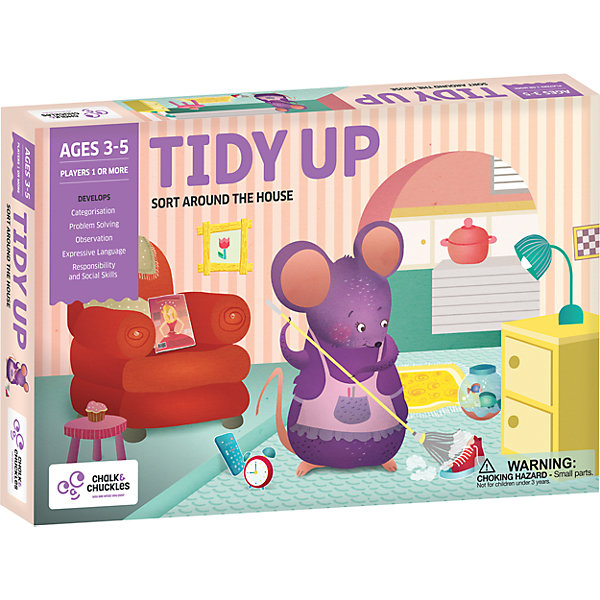 

Настольная игра для детей Chalk&Chuckles "Уборка!"